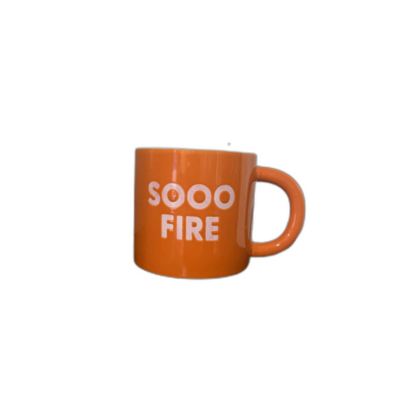 Room Essentials™ 16oz Stoneware Mug – “Sooo Fire” – NEW - Picture 1 of 3